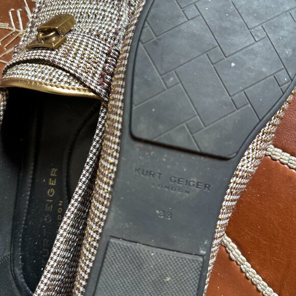 Kurt Geiger London Brixton Houndstooth Loafer (Women) - Picture 3 of 4